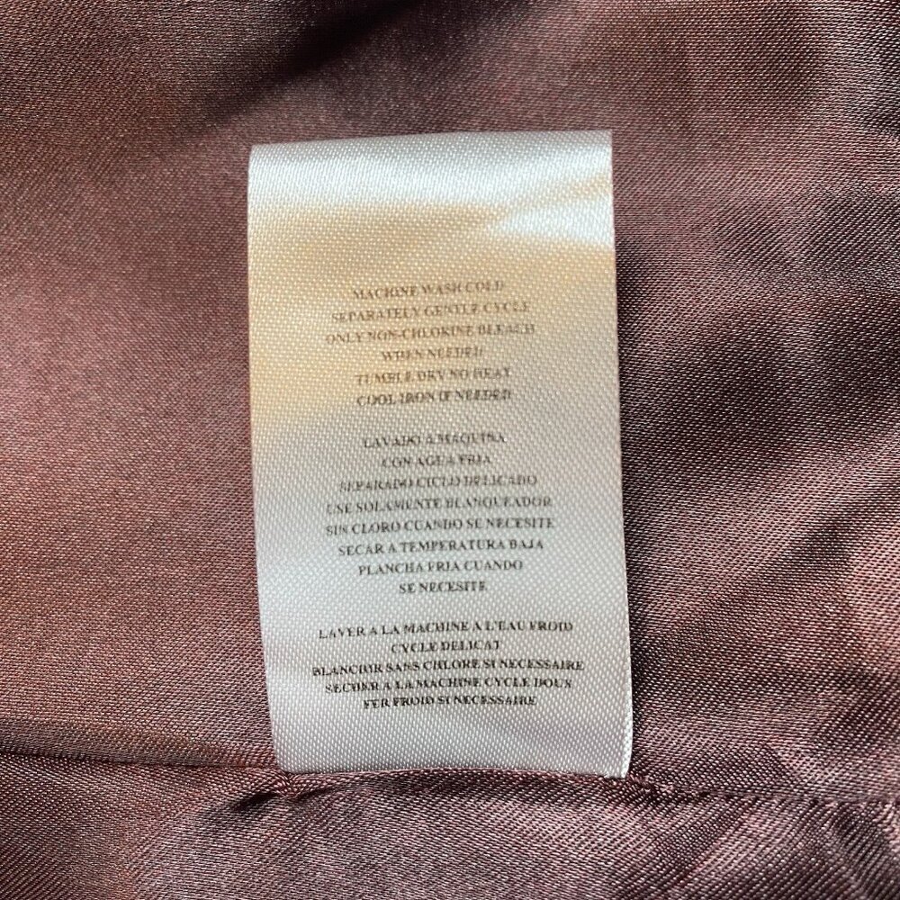 KUT From The Kloth Moto Jacket Womens Sz XS Burgundy Faux Suede Asymmetrical Zip - Picture 6 of 14